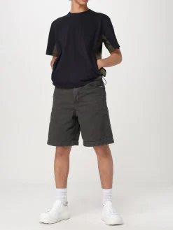 T-shirt basic in jersey bicolor Sacai