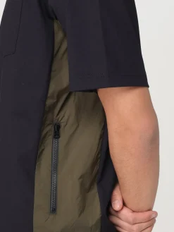 T-shirt basic in jersey bicolor Sacai