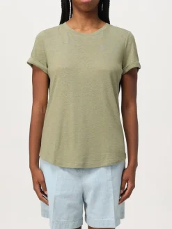 T-shirt basic Polo Ralph Lauren in misto lino