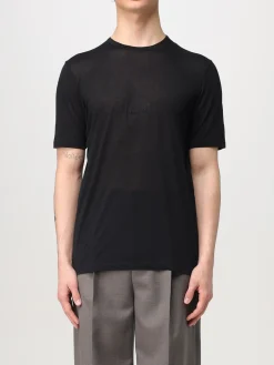 T-shirt basic Saint Laurent in viscosa