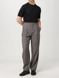 T-shirt basic Saint Laurent in viscosa