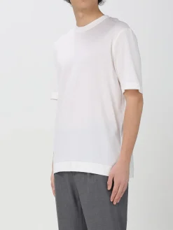 T-shirt basic Zegna in seta e cotone