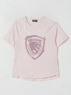 T-shirt Blauer in cotone con logo