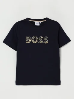 T-shirt Boss in cotone con logo