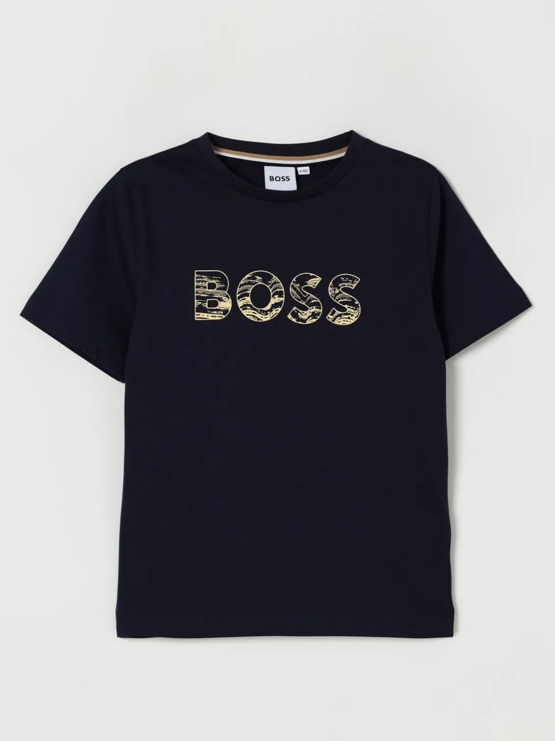 T-shirt Boss in cotone con logo