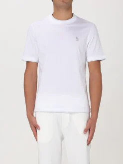 T-shirt Brunello Cucinelli in cotone con logo