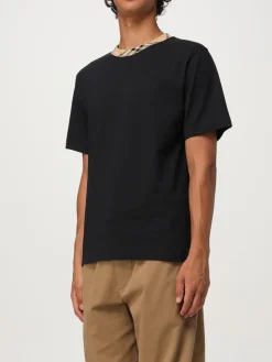 T-shirt Burberry in cotone con dettaglio Vintage Check