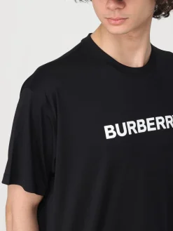 T-shirt Burberry in cotone con logo
