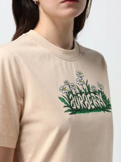 T-shirt Burberry in cotone con logo