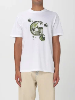 T-shirt Carhartt Wip in cotone con monogram