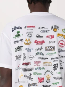 T-shirt Carhartt Wip in cotone con stampa posteriore