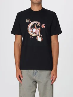 T-shirt Carhartt Wip in cotone con monogram