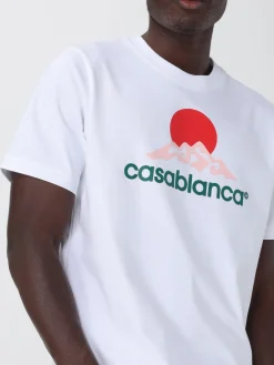 T-shirt Casablanca in cotone con logo