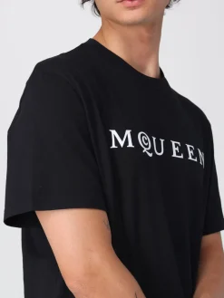 T-shirt casual McQueen in cotone con logo