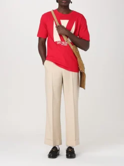 T-shirt Chez Valentino Valentino in cotone con logo