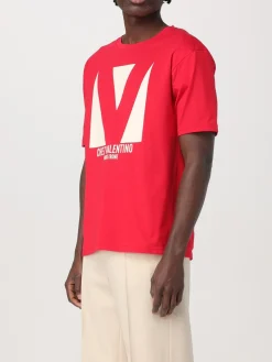T-shirt Chez Valentino Valentino in cotone con logo