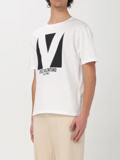 T-shirt Chez Valentino Valentino in cotone con logo