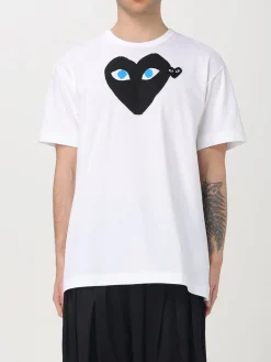 T-shirt Comme Des Garçon in cotone con monogram