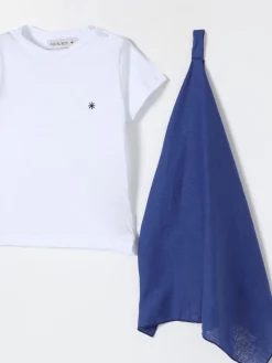 T-shirt con foulard Manuel Ritz in cotone