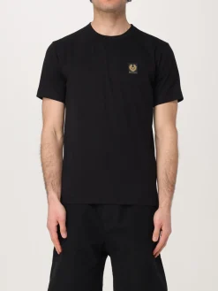 T-shirt con logo Belstaff in cotone