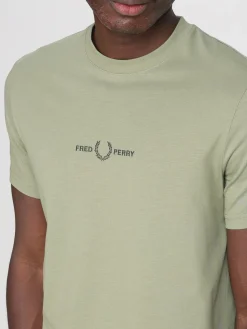 T-shirt con logo Fred Perry