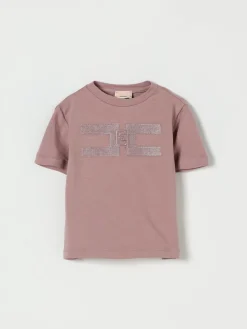 T-shirt con logo gioiello Elisabetta Franchi La Mia Bambina