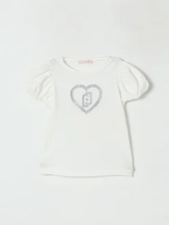T-shirt con logo glitter Liu Jo