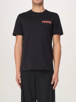 T-shirt con logo Marni in cotone