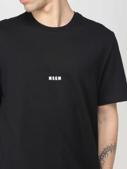 T-shirt con logo MSGM in cotone