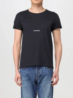T-shirt con mini logo Saint Laurent