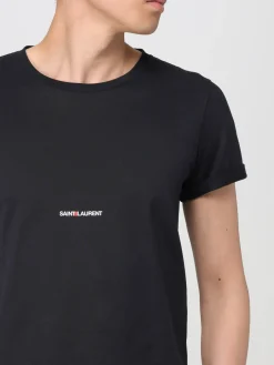 T-shirt con mini logo Saint Laurent