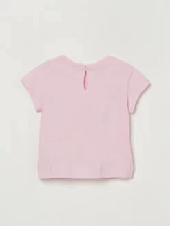 T-shirt con stampa floreale Monnalisa