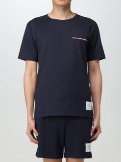 T-shirt con tasca a toppa Thom Browne