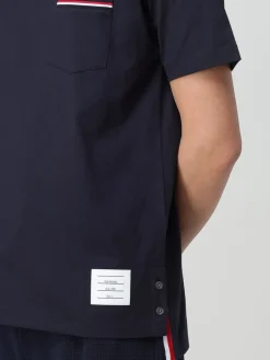 T-shirt con tasca a toppa Thom Browne