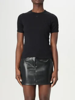 T-shirt Courrèges in cotone stretch