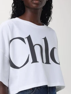 T-shirt crop Chloé oversize