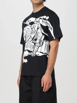 T-shirt di cotone con big logo Burberry