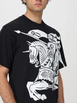 T-shirt di cotone con big logo Burberry