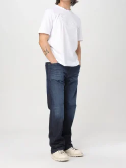 T-shirt Diesel in cotone con Oval D