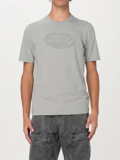 T-shirt Diesel in cotone con Oval D