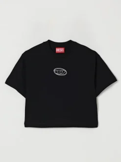 T-shirt Diesel in cotone con logo
