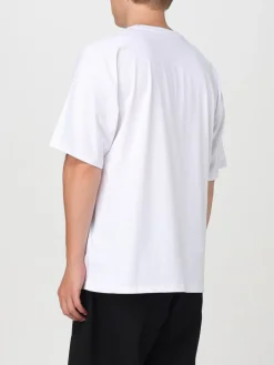 T-shirt Diesel in cotone con logo intagliato