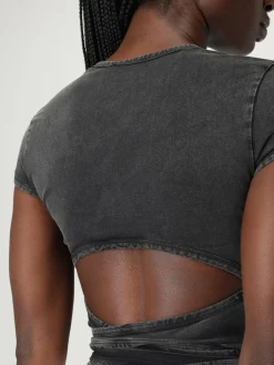 T-shirt Diesel Oval D in cotone stretch