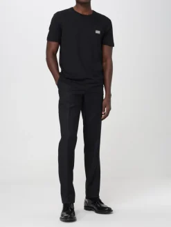 T-shirt Dolce & Gabbana in cotone con placca logo