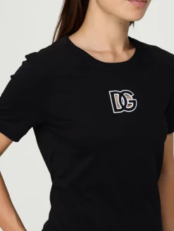 T-shirt Dolce & Gabbana in jersey con monogram