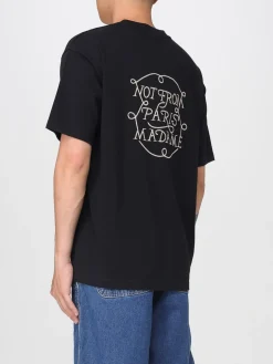 T-shirt Drôle De Monsieur in cotone con logo