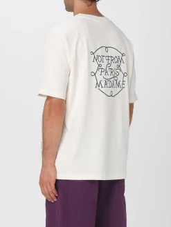 T-shirt Drôle De Monsieur in cotone con logo