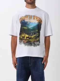 T-shirt Dsquared2 in cotone con stampa logo