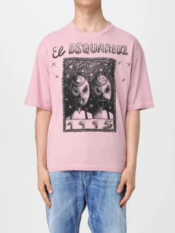 T-shirt Dsquared2 in cotone con stampa grafica