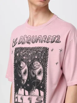 T-shirt Dsquared2 in cotone con stampa grafica
